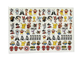 Coulourful Cartoon Sticker